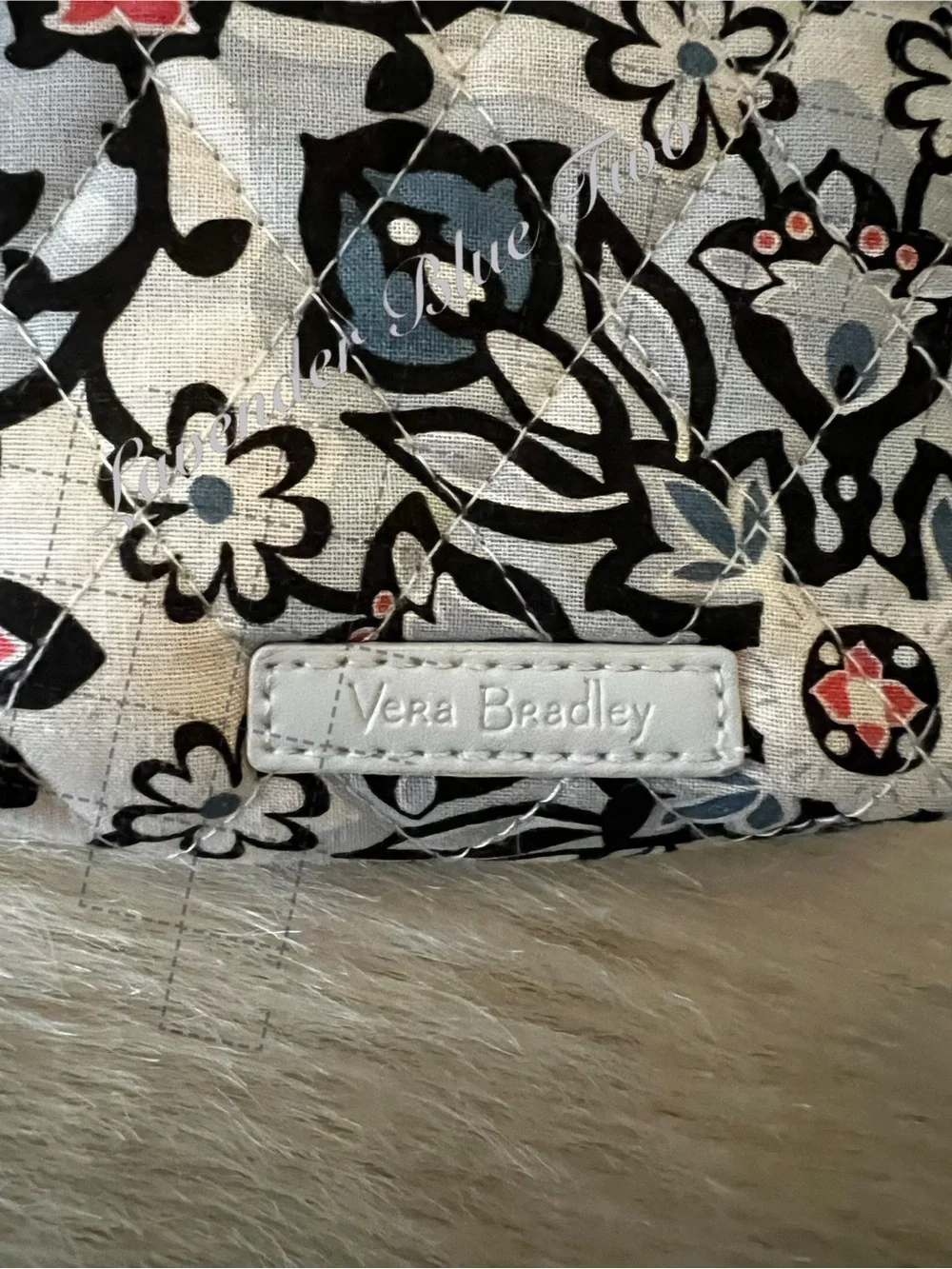 VERA BRADLEY Lisbon Medallion Mini Cellphone Crossbody RFID Lighten Up Gray